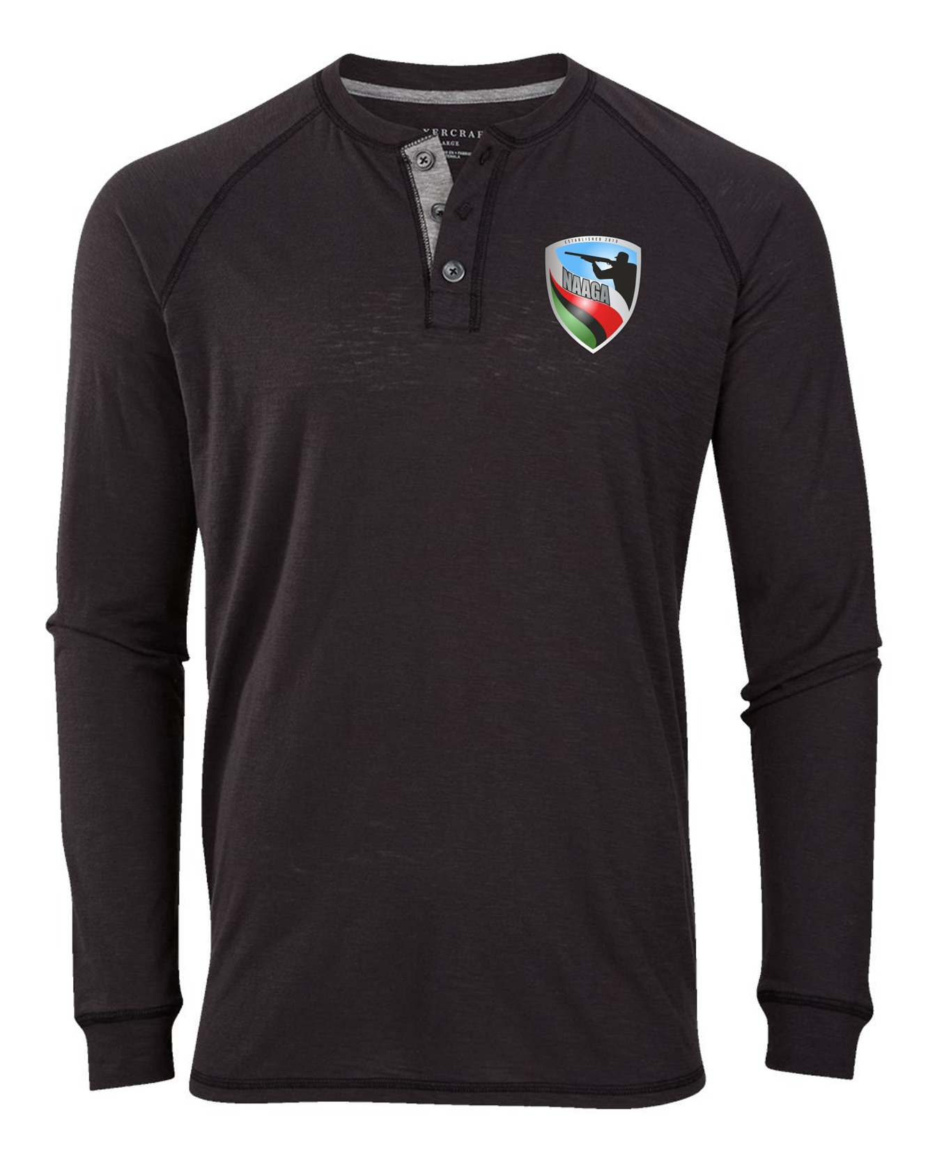 NAAGA Unisex Henley Long Sleeve