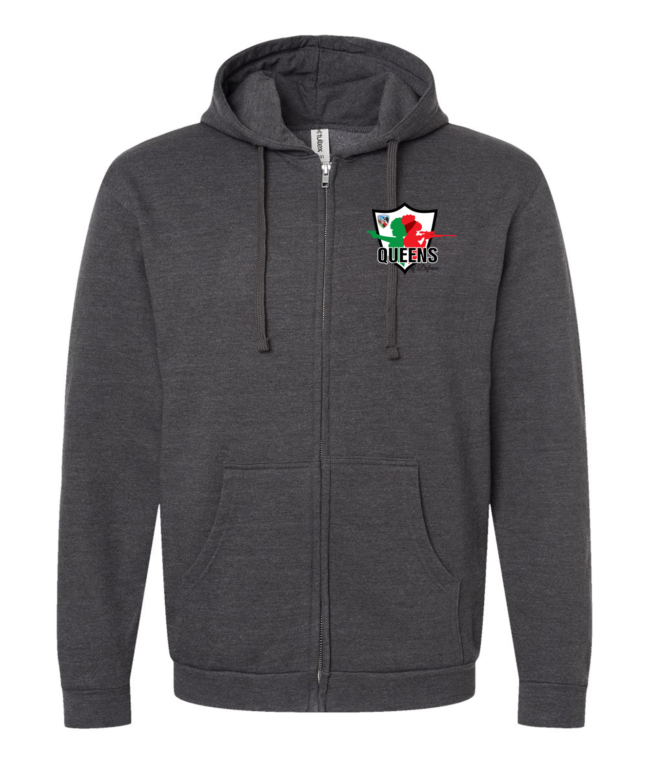 NAAGA Queens of Defense Zippered Hoodie