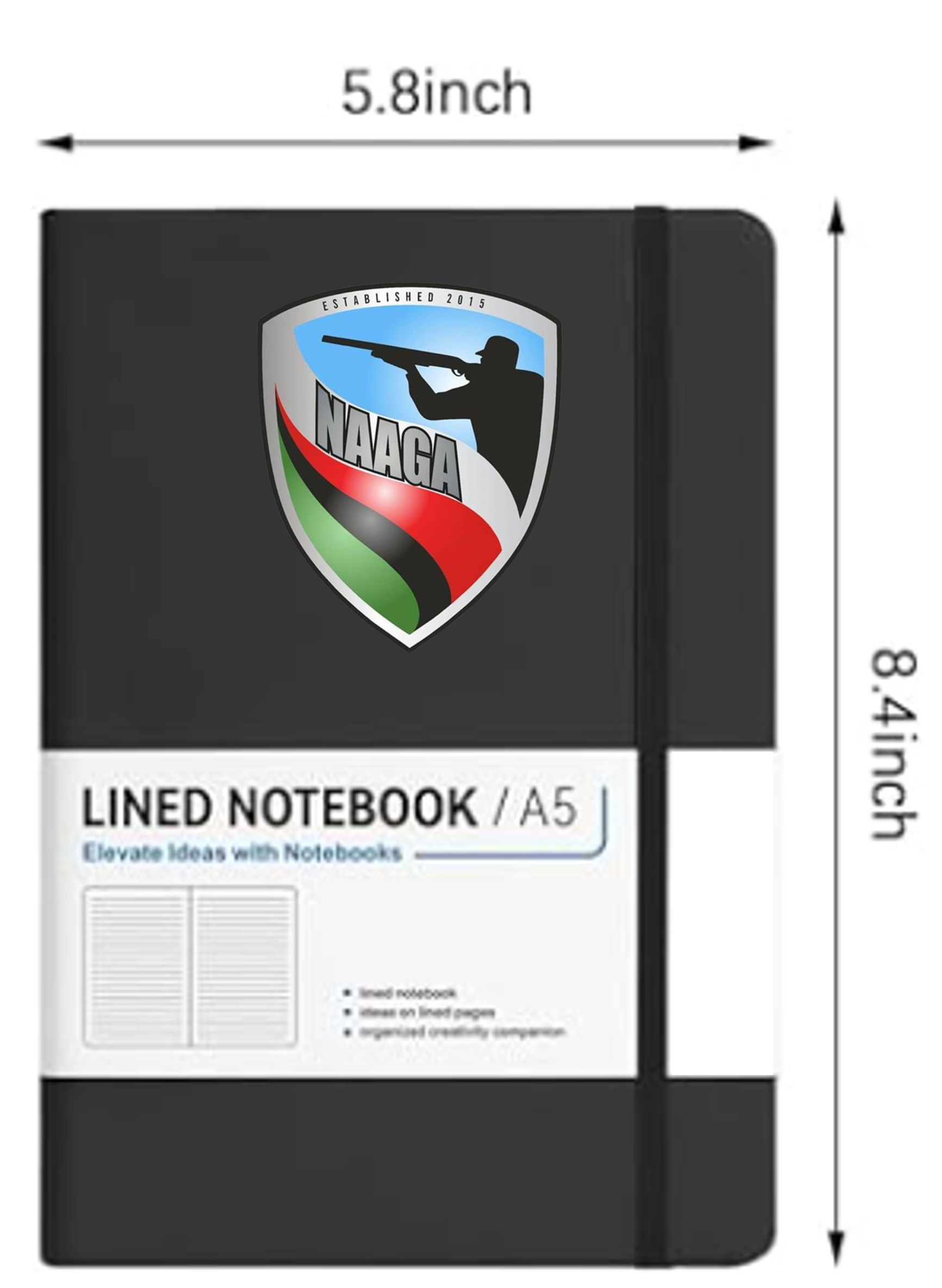 NAAGA Lined Notebook