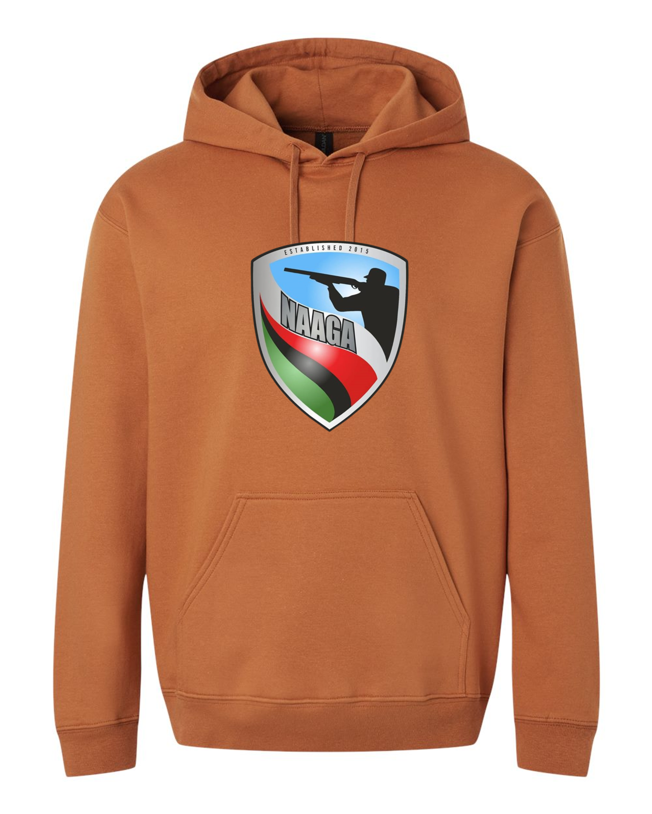 NAAGA Large Shield Adult Unisex Hoodie