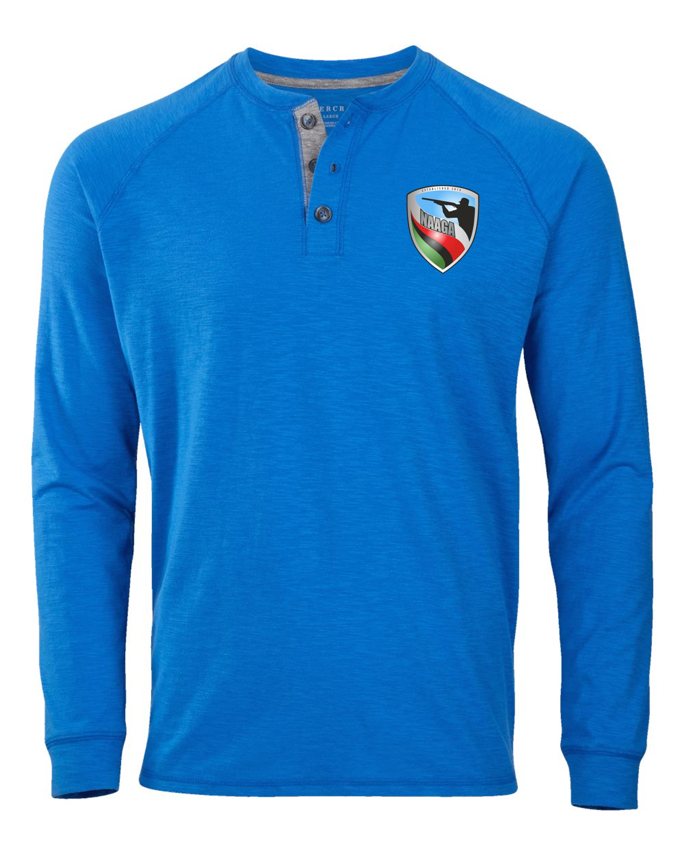 NAAGA Unisex Henley Long Sleeve