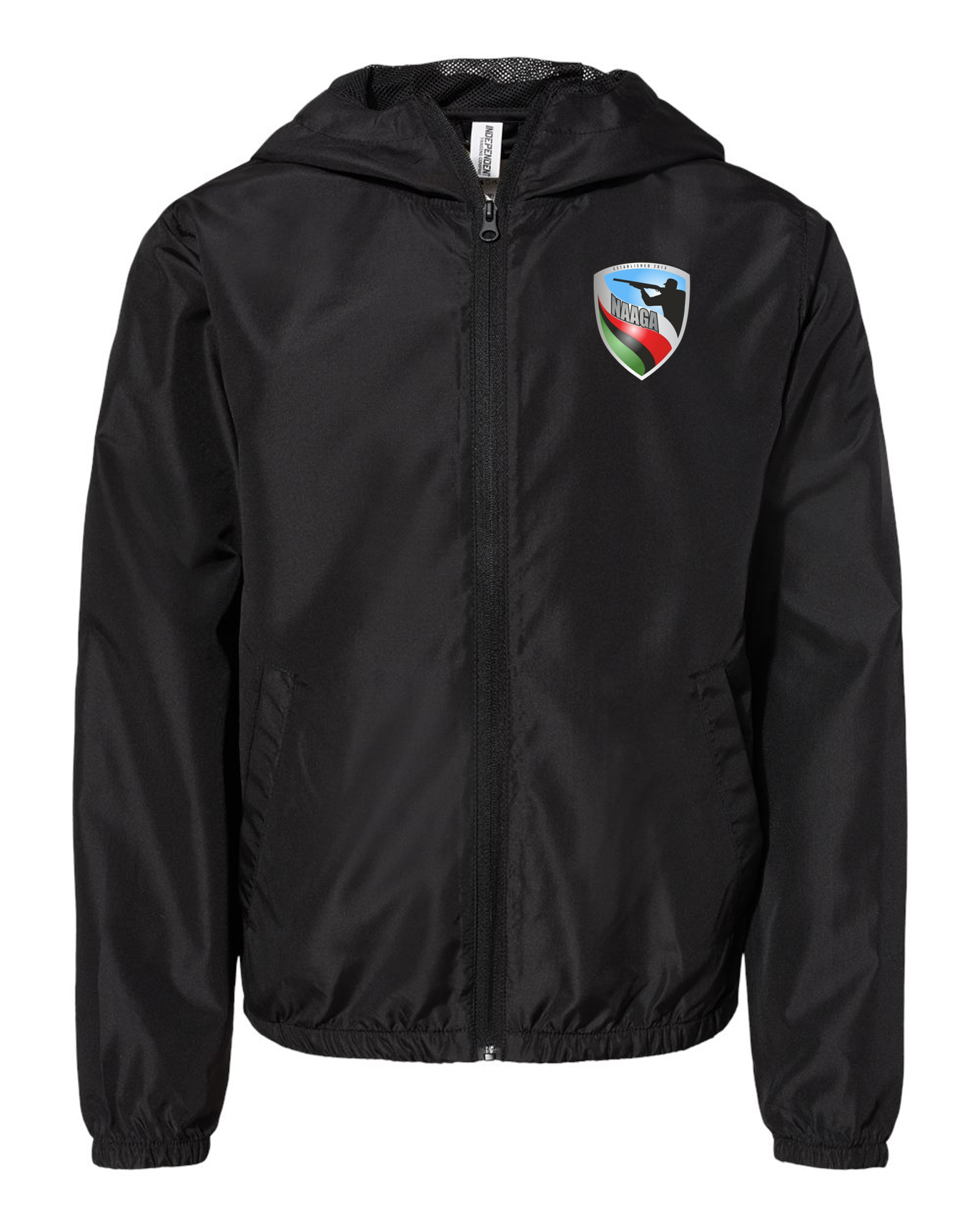 NAAGA Youth Full Zip Windbreaker Jacket